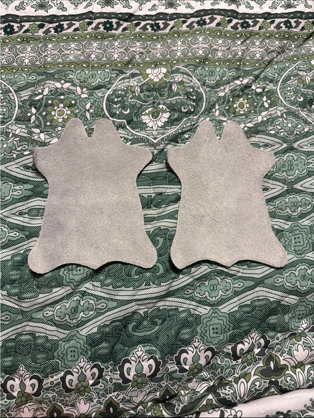 Mini Cowhide Coasters - Picture 4 of 4